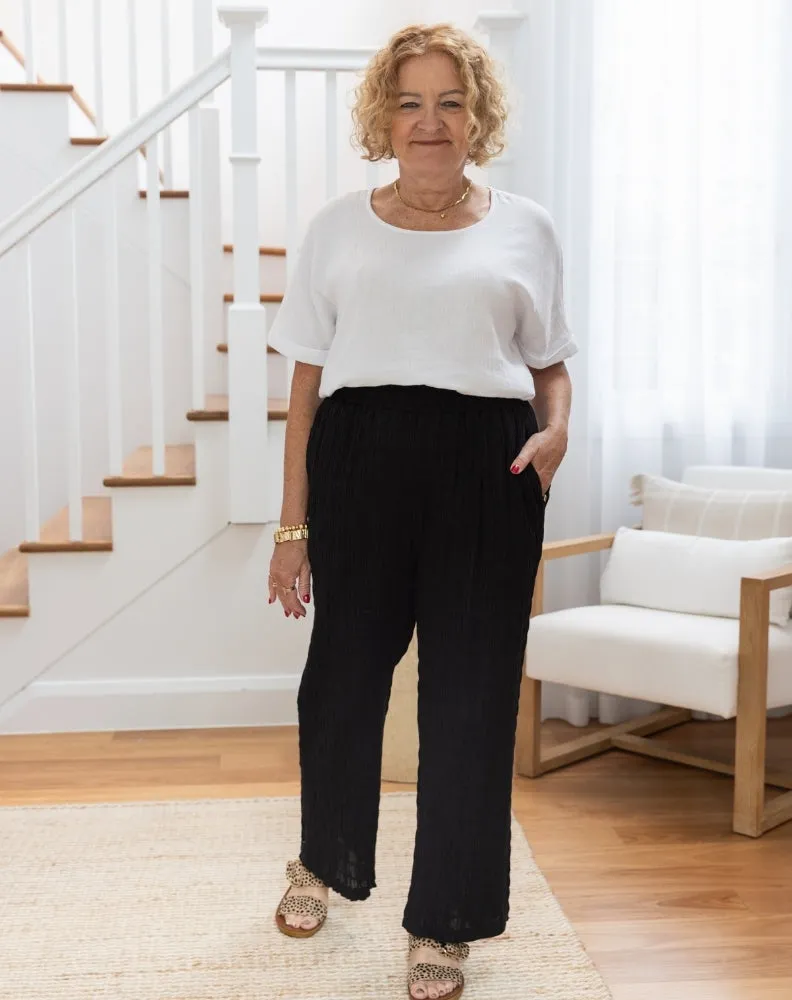 Maya Pant - Black sold by Freez