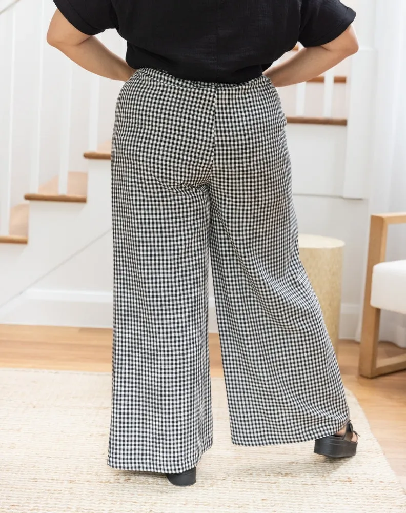 Lexie Pants - Black Gingham sold by Freez product image thumbnail 5