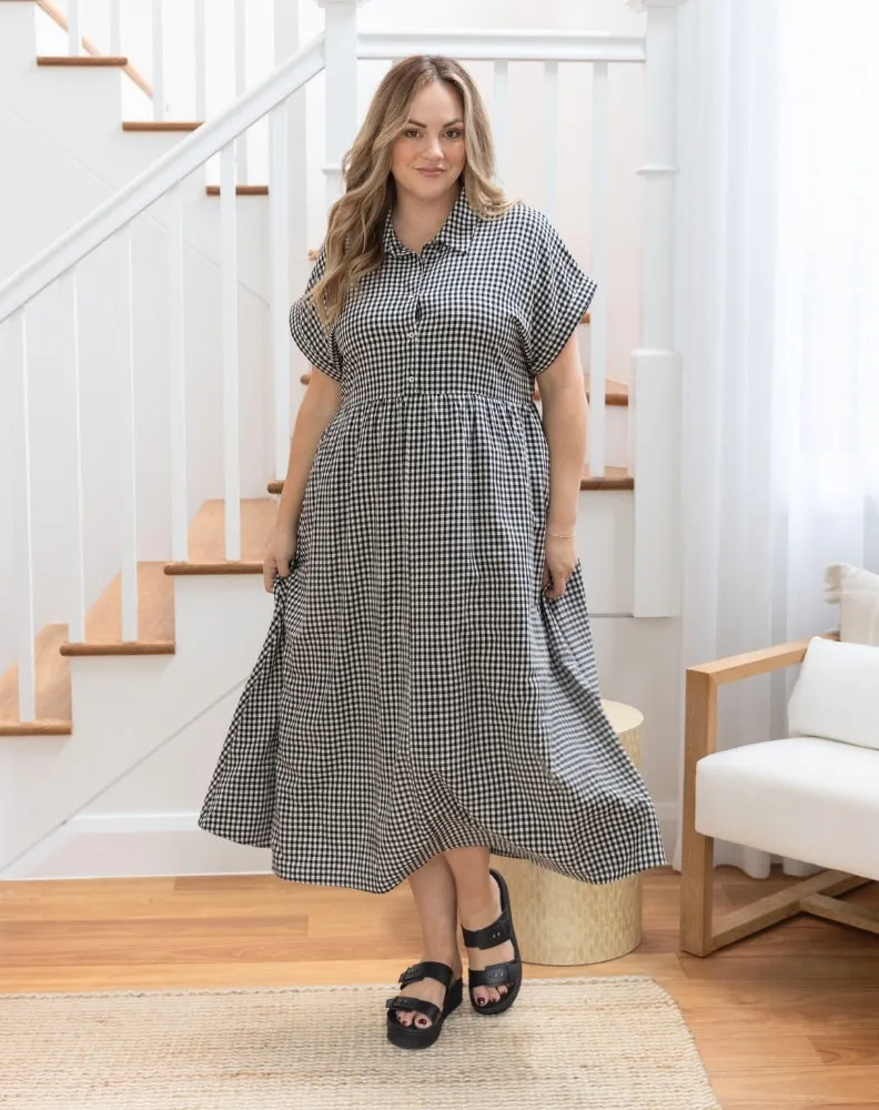 Elsie Gingham Dress sold by Freez product image thumbnail 4