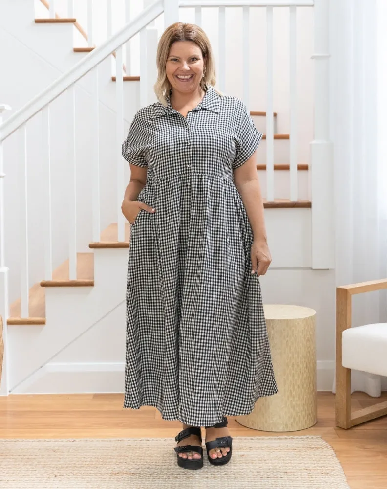 Elsie Gingham Dress sold by Freez product image thumbnail 2
