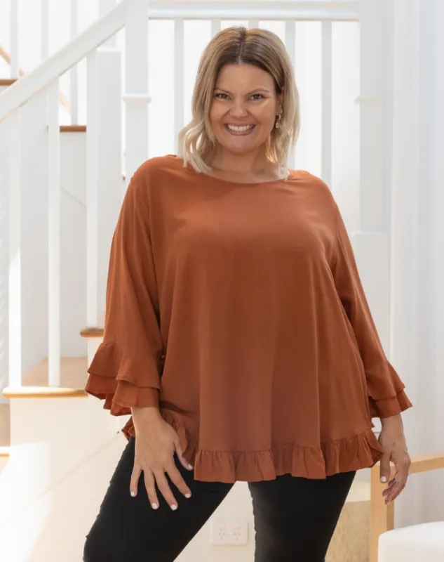 Felicity Top - Tan sold by Freez