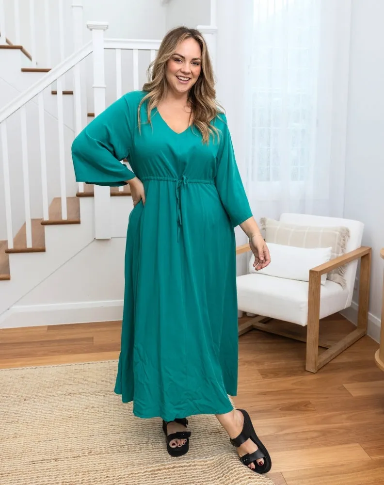 Zoe Dress - Emerald sold by Freez product image thumbnail 3