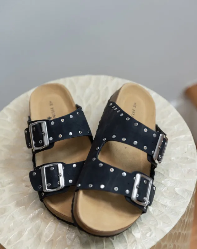 Stomp Sandal - Black sold by Freez