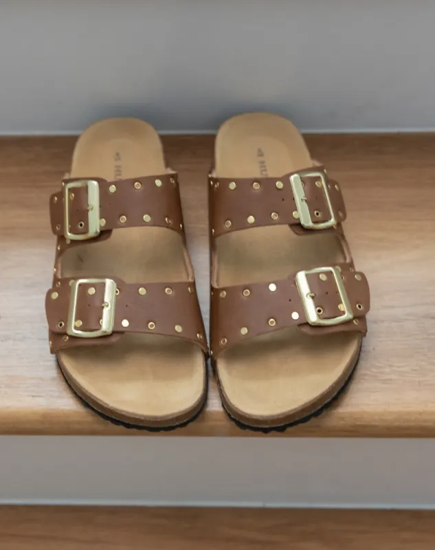 Stomp Sandal - Tan sold by Freez