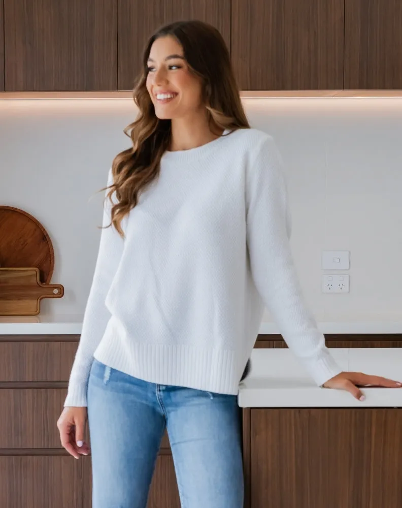 Maple Cotton Knit - White sold by Freez product image thumbnail 5
