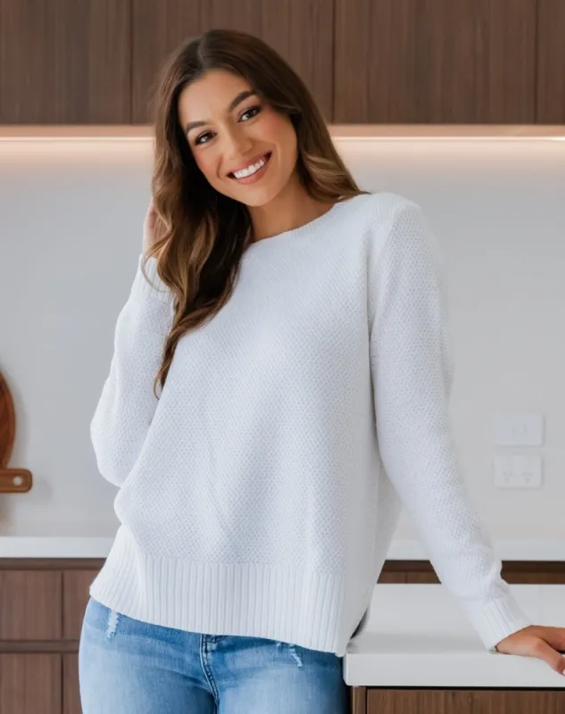 Maple Cotton Knit - White made by Freez