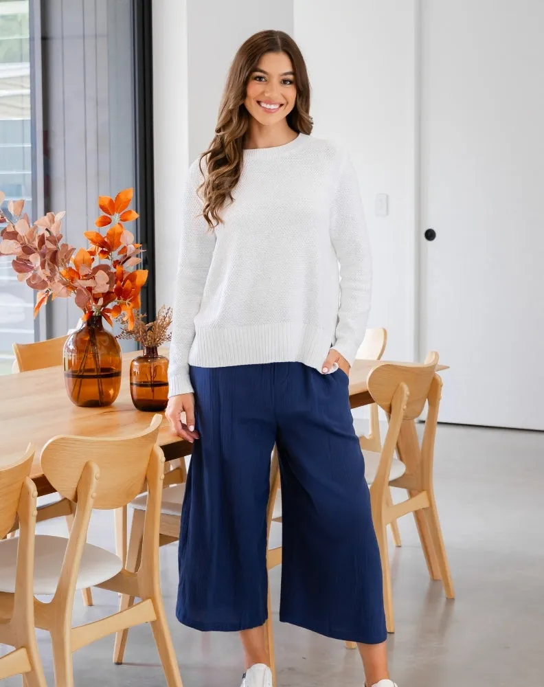 Maple Cotton Knit - White sold by Freez product image thumbnail 3