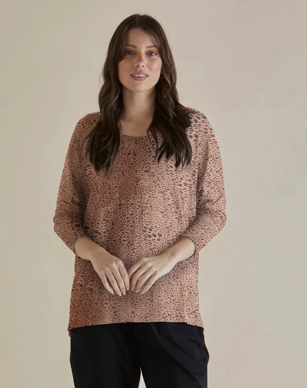 Milan Top - Leopard sold by Freez