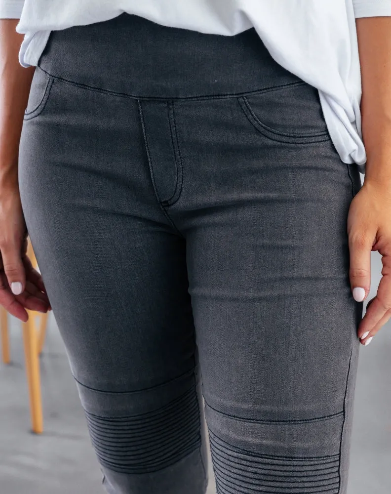 Ribbed Jean - Grey sold by Freez product image thumbnail 3