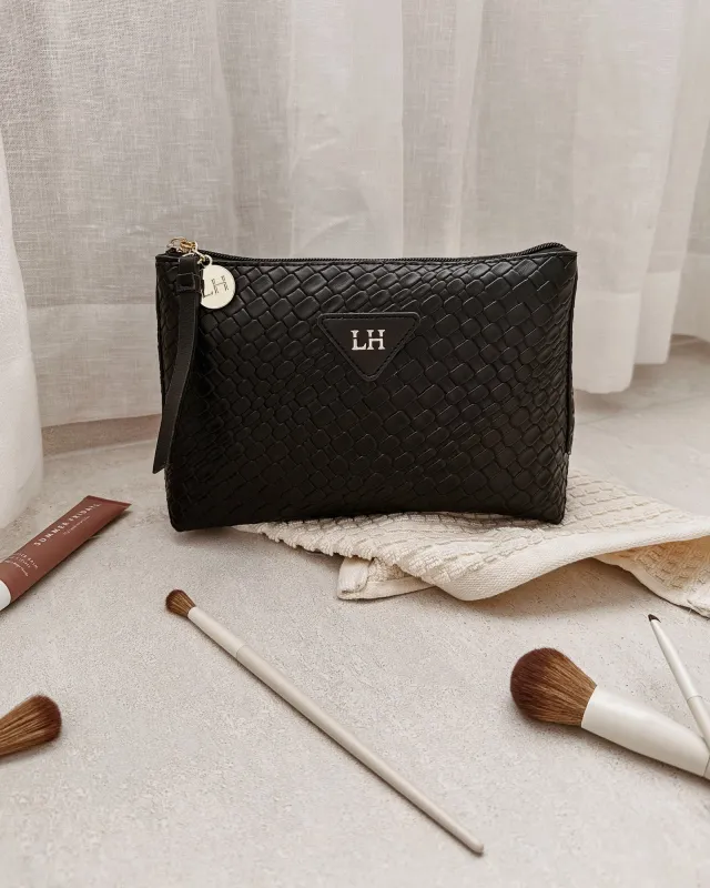 Carlo Make Up Bag - Black sold by Freez