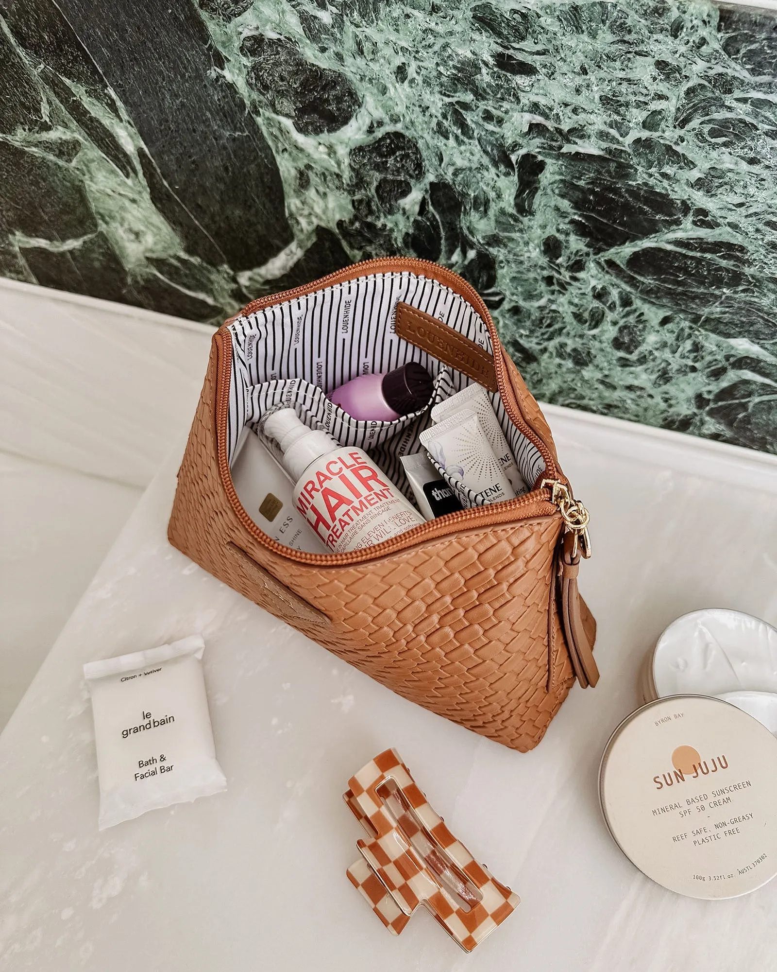 Carlo Make Up Bag - Caramel sold by Freez product image thumbnail 3