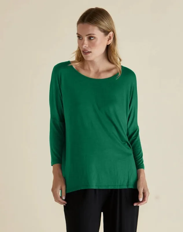 Milan Top - Emerald Green sold by Freez
