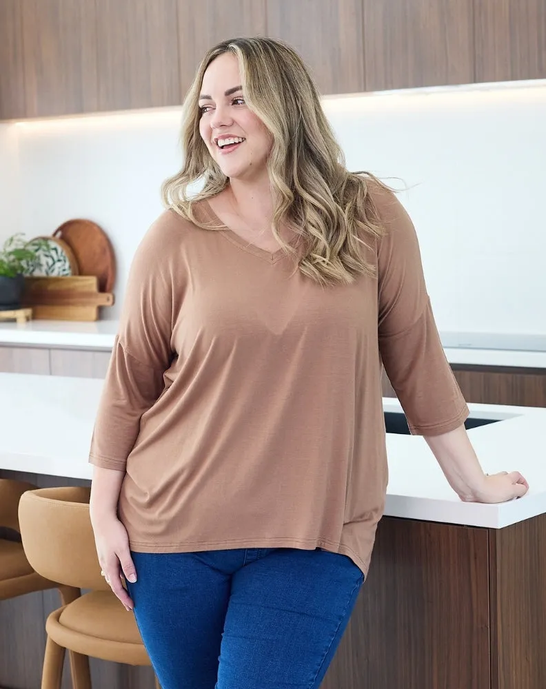 Autumn Tee - Tan sold by Freez product image thumbnail 4