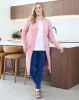 Ribbed Cardigan - Blush sold by Freez