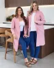 Ribbed Cardigan - Blush sold by Freez