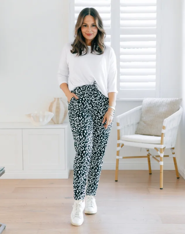 Essential Pant - Black Animal sold by Freez