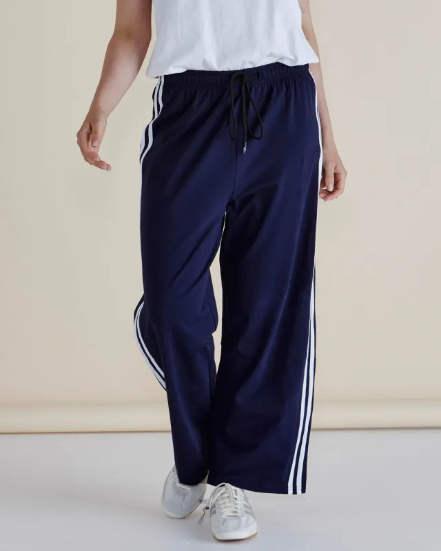 Nikki Relax Cotton Jogger - Navy sold by Freez