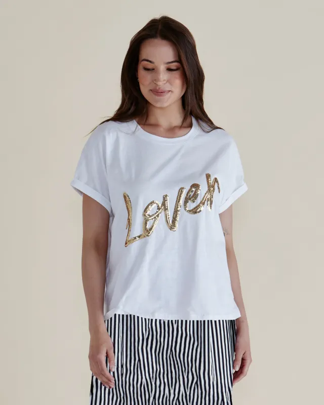 Lover Tee - White made by Freez