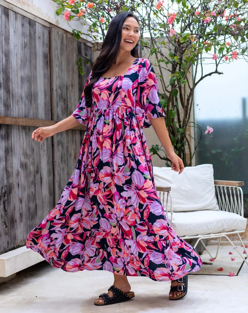 Kalani Dress - Plum Petal sold by Freez product image thumbnail 2