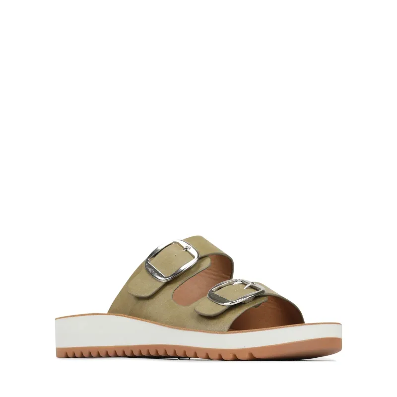 Naara Sandal - Olive sold by Freez