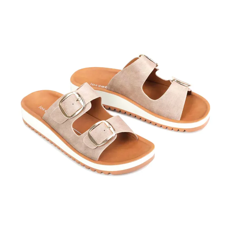 Naara Sandal - Taupe sold by Freez