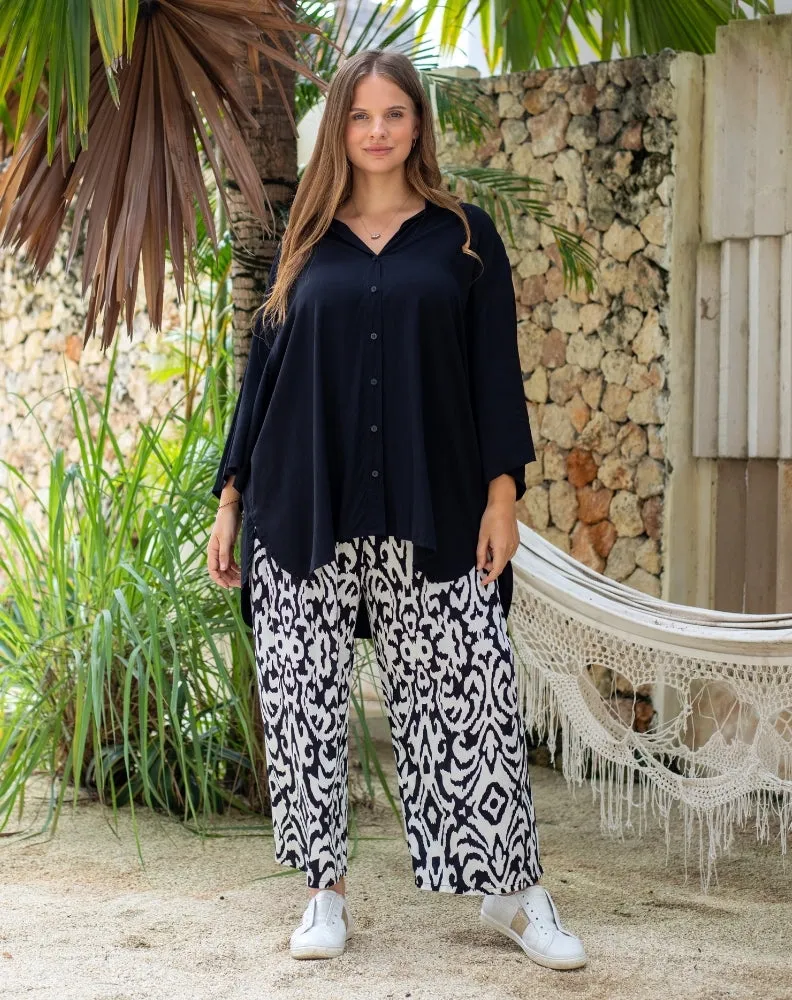 Millie Oversized Top - Black sold by Freez product image thumbnail 2