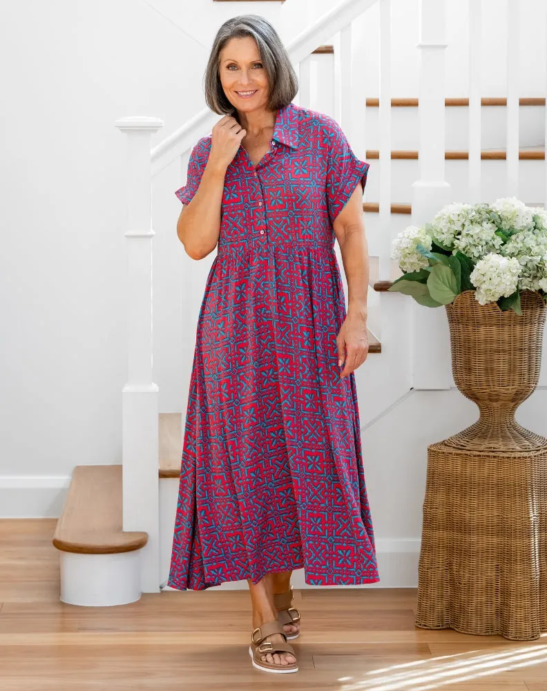 Elsie Dress - Melon Crush sold by Freez product image thumbnail 4