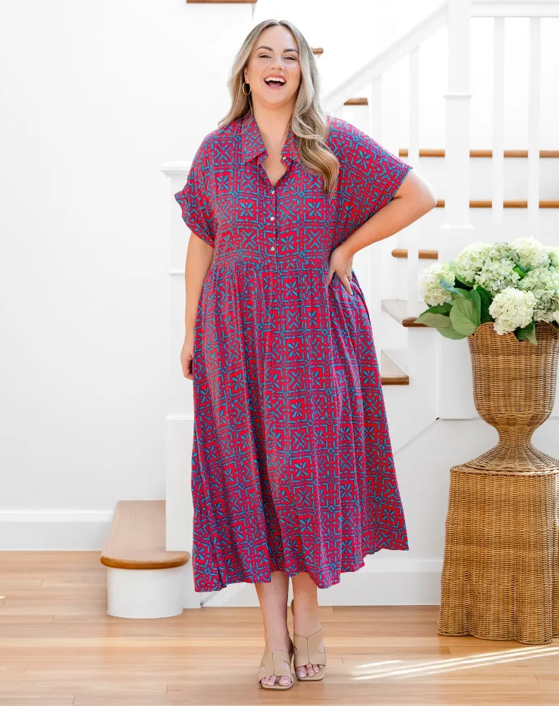 Elsie Dress - Melon Crush sold by Freez product image thumbnail 5