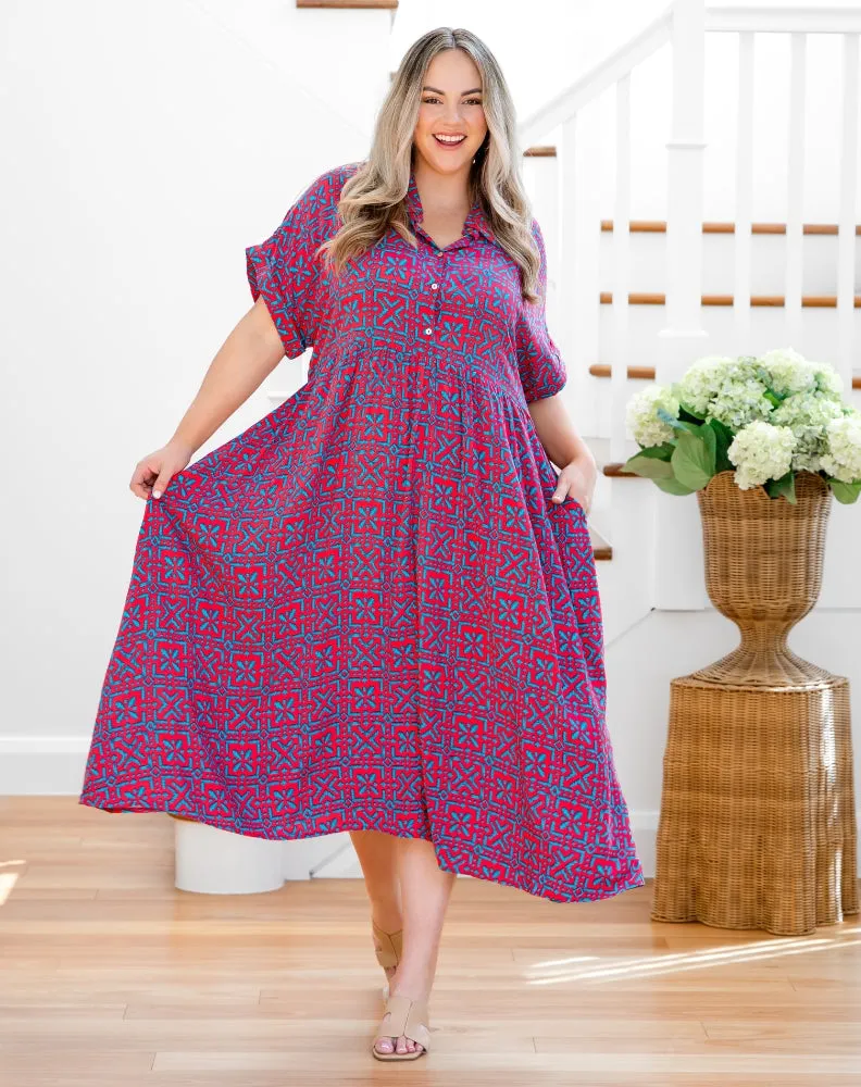 Elsie Dress - Melon Crush sold by Freez product image thumbnail 3