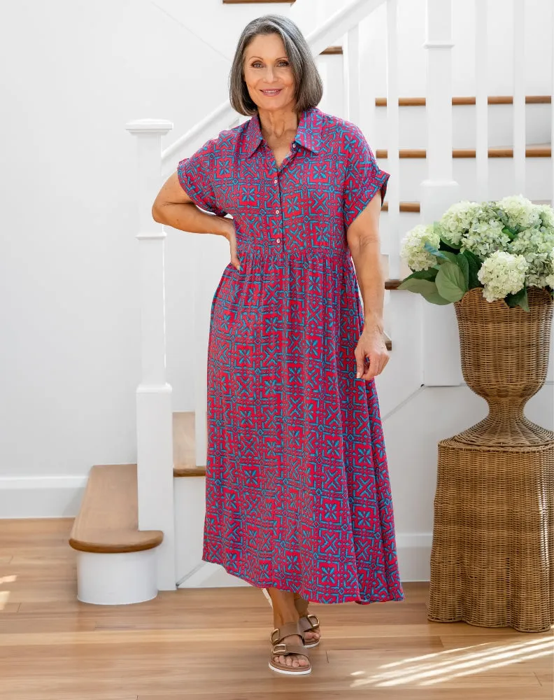 Elsie Dress - Melon Crush sold by Freez product image thumbnail 2