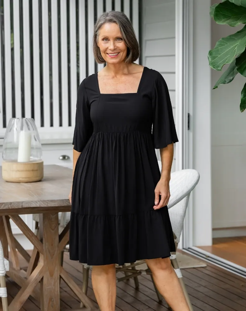 Alana Dress - Black sold by Freez product image thumbnail 3