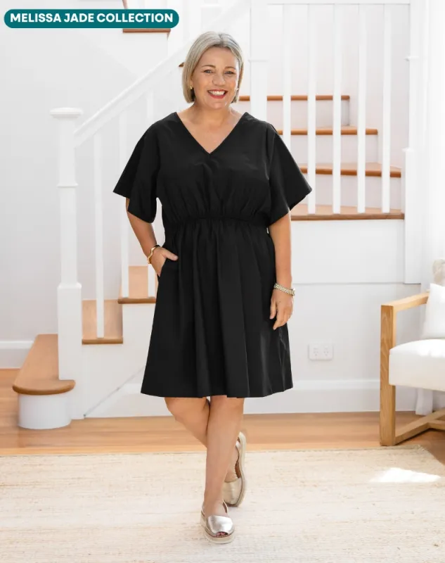 Ayla Dress - Black sold by Freez