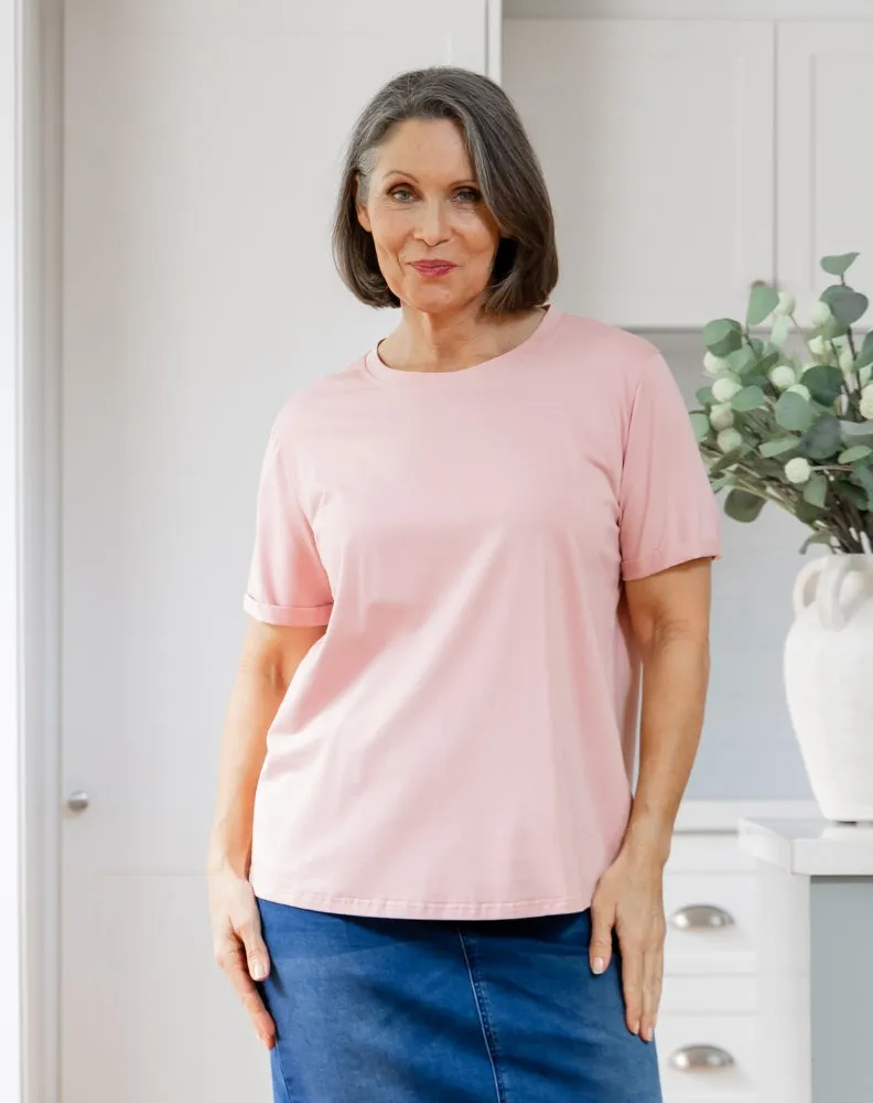 Cuff Tee - Pink sold by Freez product image thumbnail 2