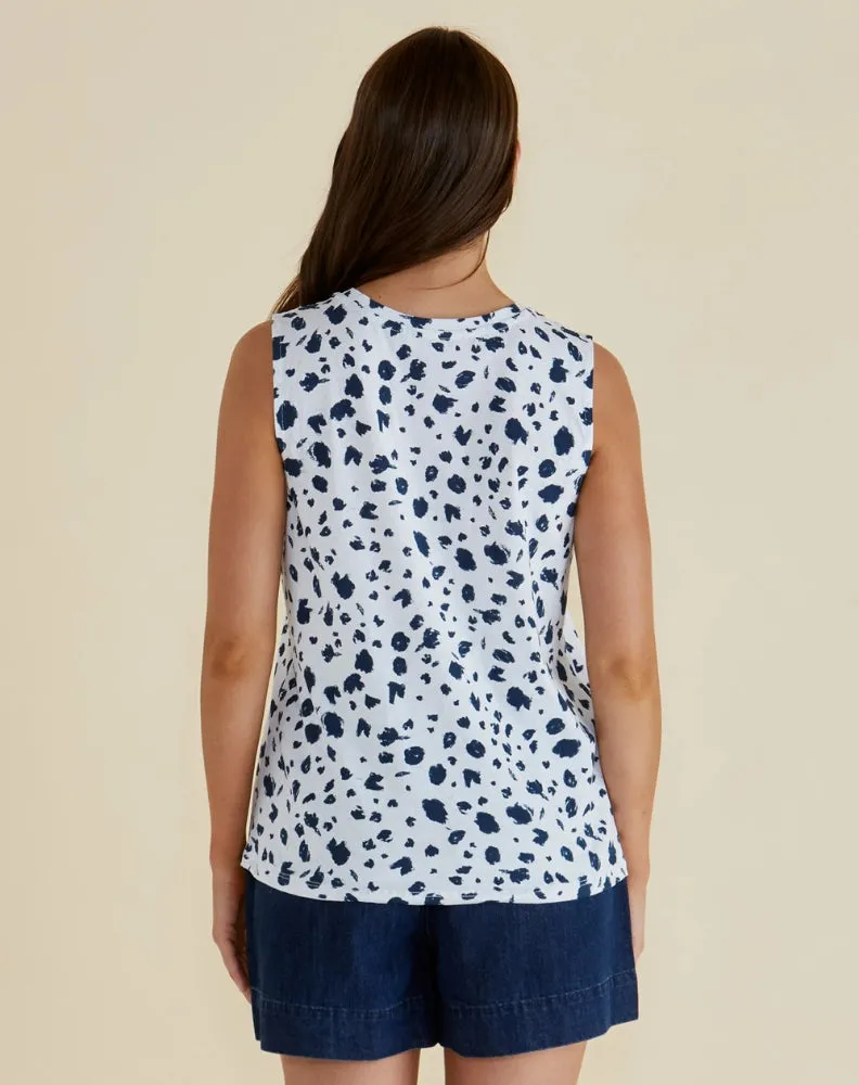 Jordyn Tank - Spot Print sold by Freez product image thumbnail 4