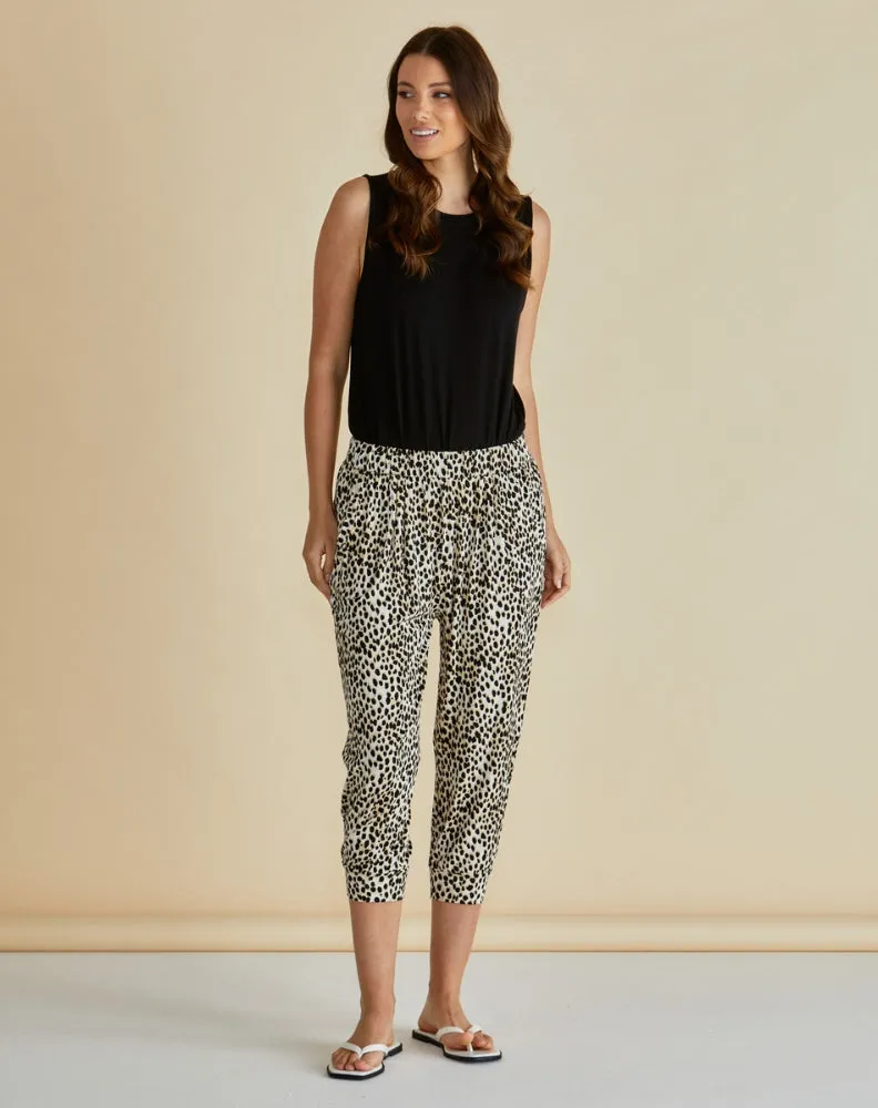 Tokyo 3/4 Pant - Cheetah Neutral sold by Freez product image thumbnail 2