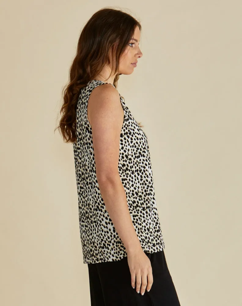 Positano Tank - Cheetah Neutral sold by Freez product image thumbnail 3