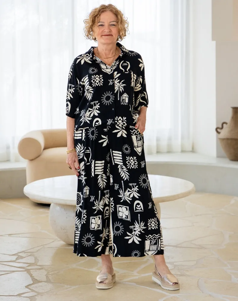 Billie 3/4 Pants - Margarita Print sold by Freez product image thumbnail 4