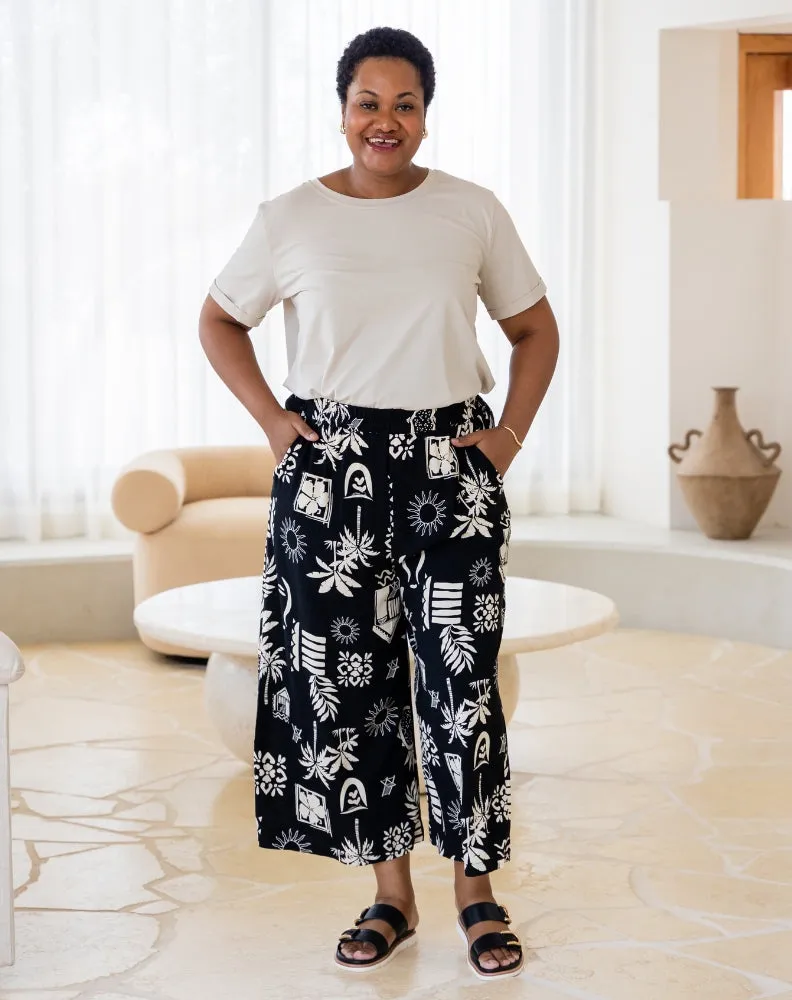 Billie 3/4 Pants - Margarita Print sold by Freez product image thumbnail 5
