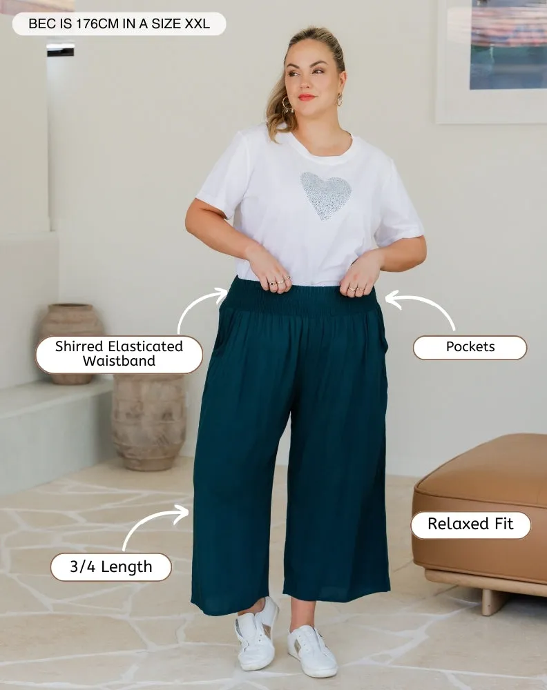 Iluka Pants - Teal sold by Freez product image thumbnail 3