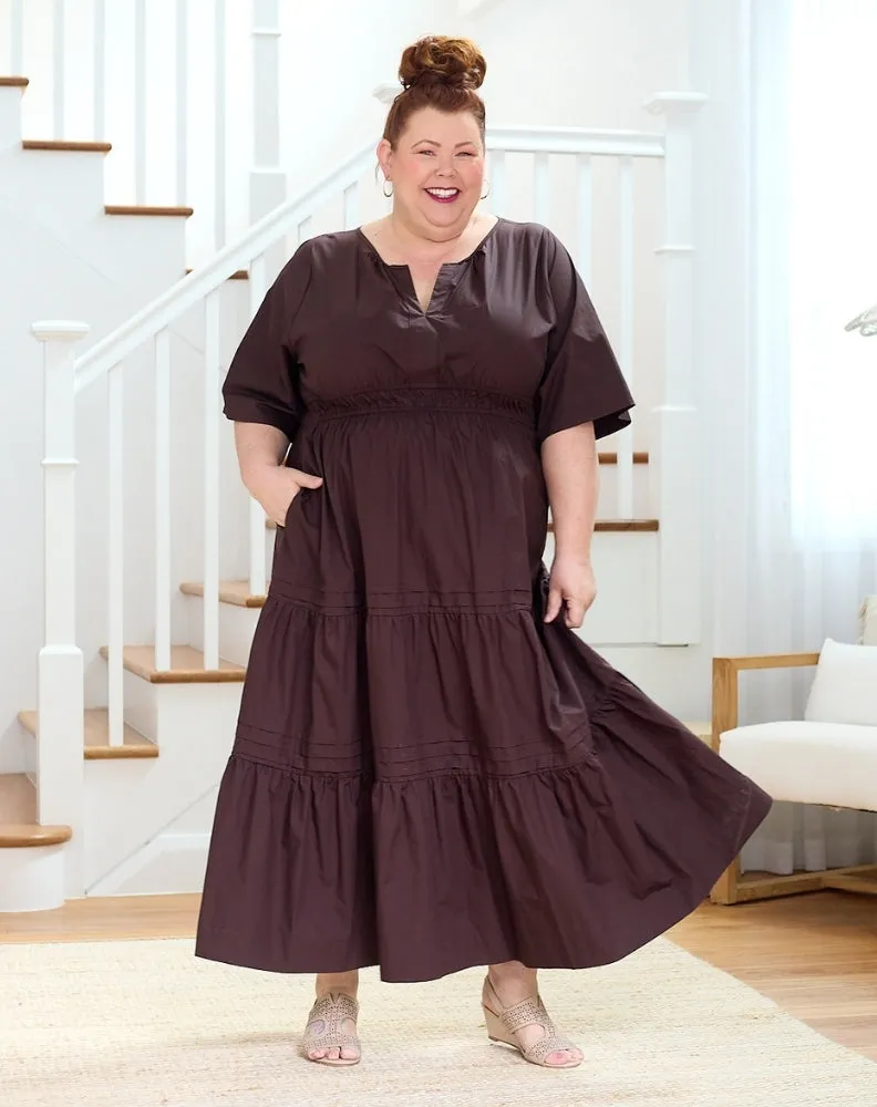 Teddie Maxi Dress - Chocolate sold by Freez product image thumbnail 3