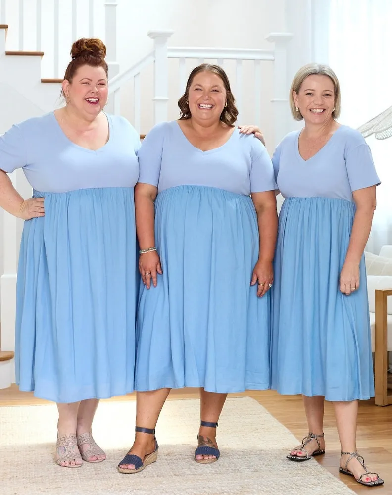 Ricki Dress - Blue sold by Freez product image thumbnail 3