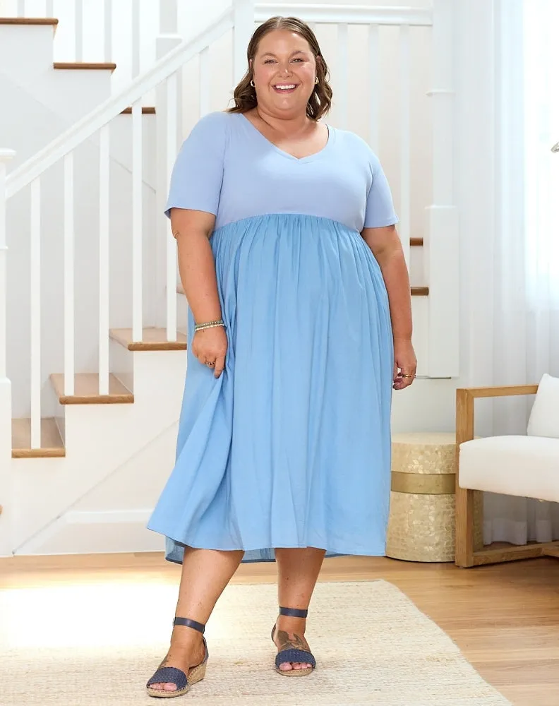 Ricki Dress - Blue sold by Freez
