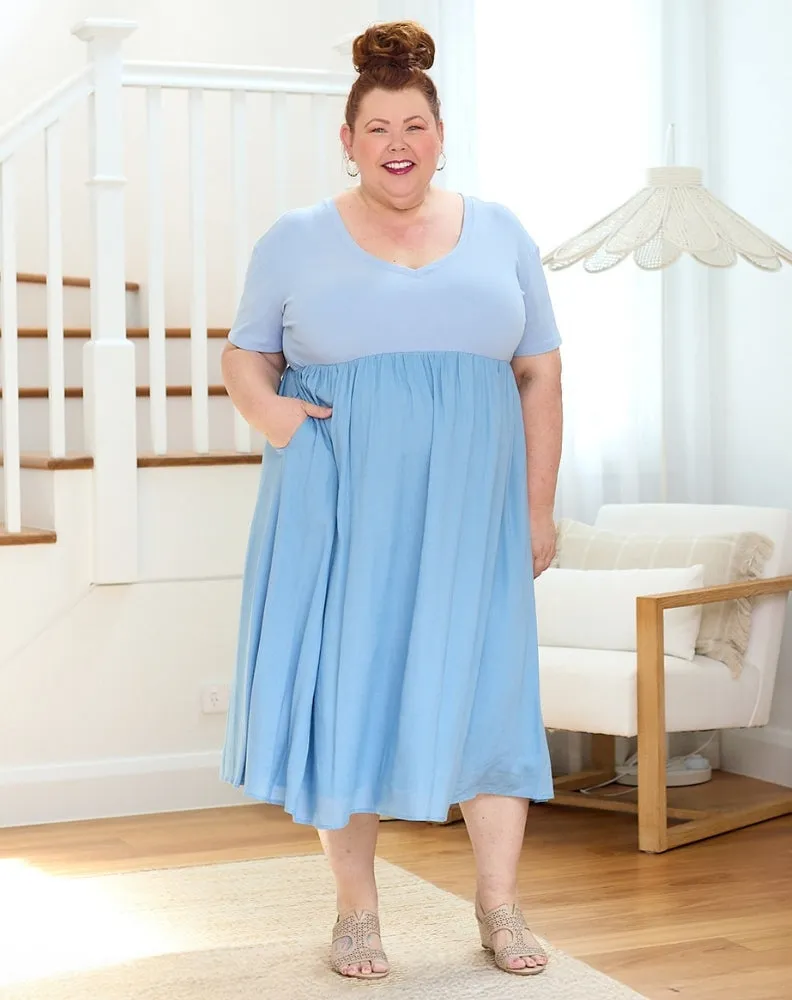 Ricki Dress - Blue sold by Freez product image thumbnail 2