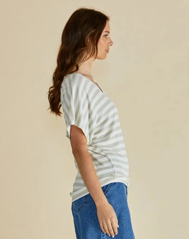 Maui Tee - Gold Stripe Metalic sold by Freez product image thumbnail 3