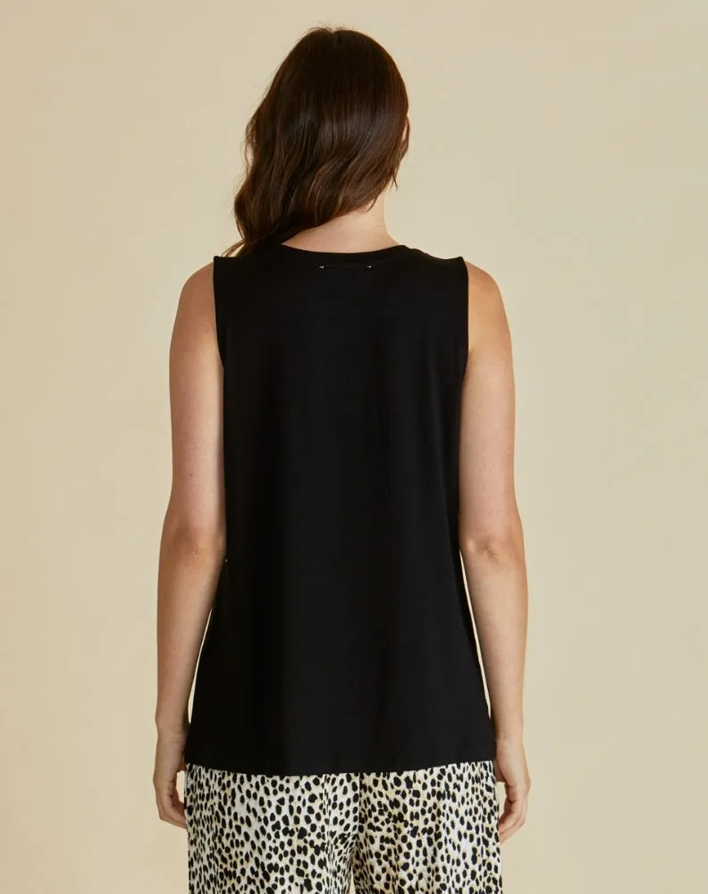 Positano Tank - Black sold by Freez product image thumbnail 3