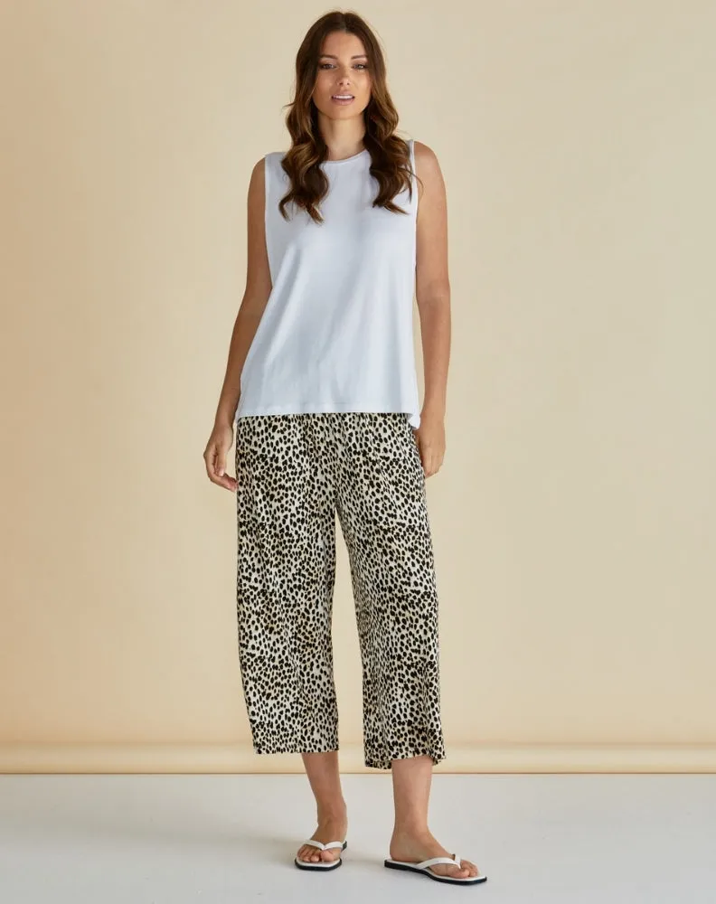 Crystal Crop Jogger - Cheetah Neutral sold by Freez product image thumbnail 2