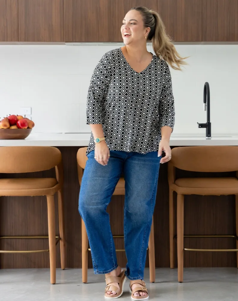 Autumn V-Neck Tee - Aztec sold by Freez product image thumbnail 2