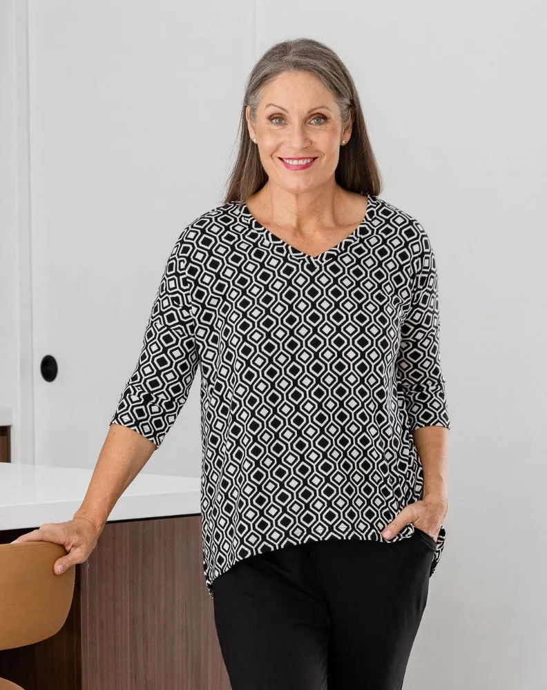 Autumn V-Neck Tee - Aztec sold by Freez product image thumbnail 3