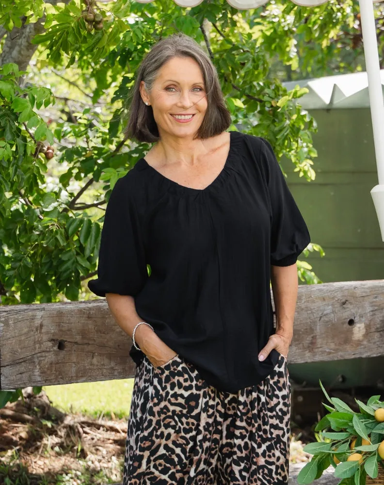 Lucy Top - Black sold by Freez product image thumbnail 4