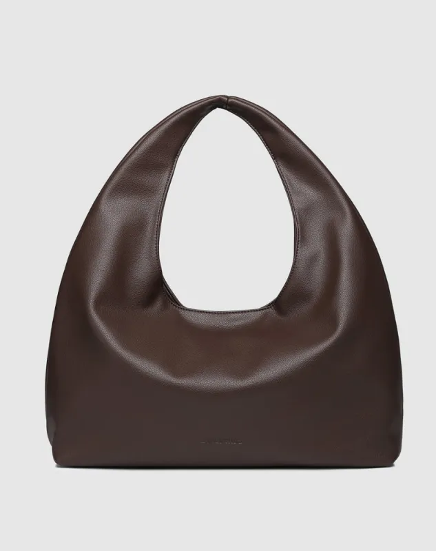 Monaco Shoulder Bag - Chocolate made by Freez